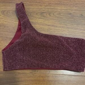 Mikoh swim set sparkle one shoulder